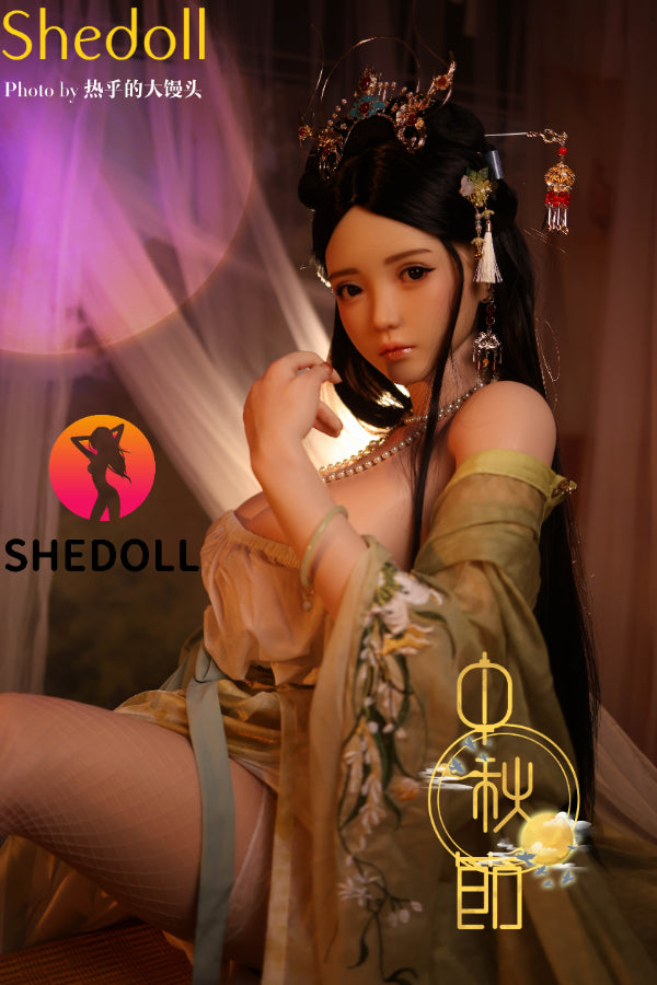 163cm/5ft4 H-cup Silicone Head Chinese Sex Doll - Qingning