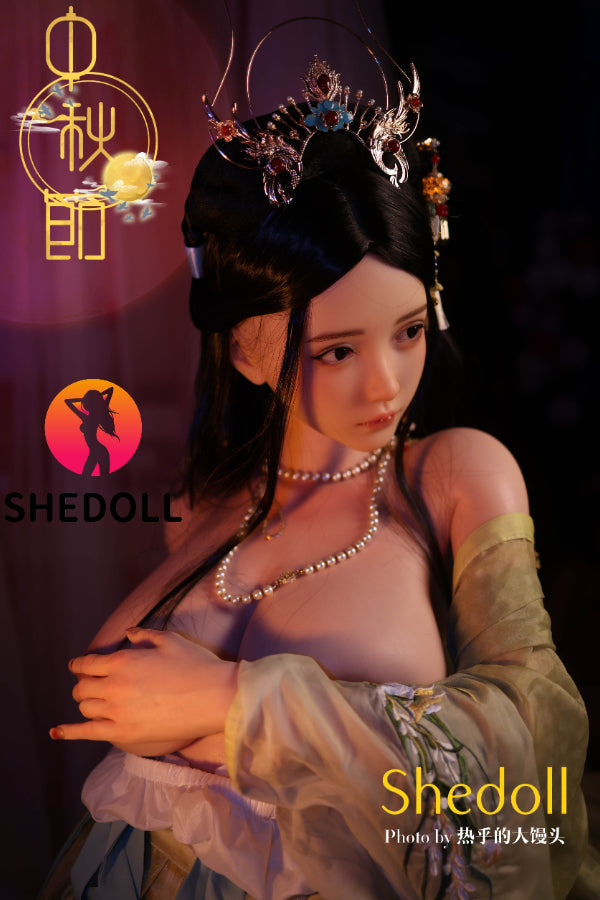 163cm/5ft4 H-cup Silicone Head Chinese Sex Doll - Qingning