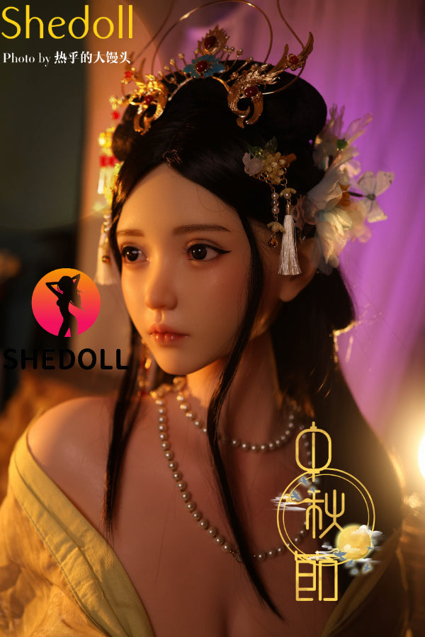 163cm/5ft4 H-cup Silicone Head Chinese Sex Doll - Qingning