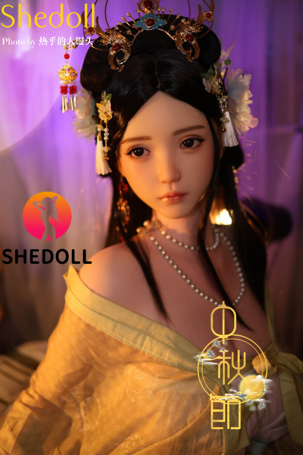 163cm/5ft4 H-cup Silicone Head Chinese Sex Doll - Qingning