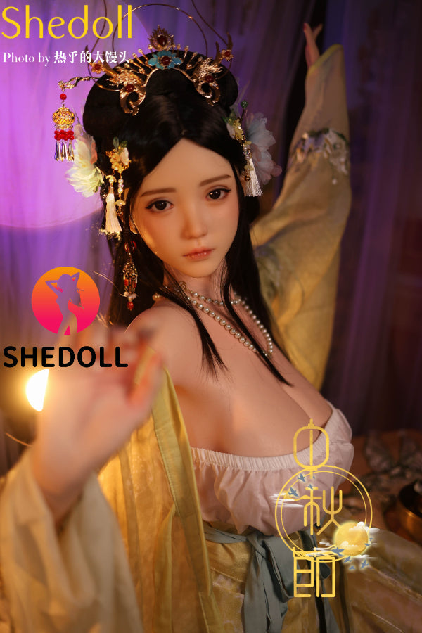 163cm/5ft4 H-cup Silicone Head Chinese Sex Doll - Qingning
