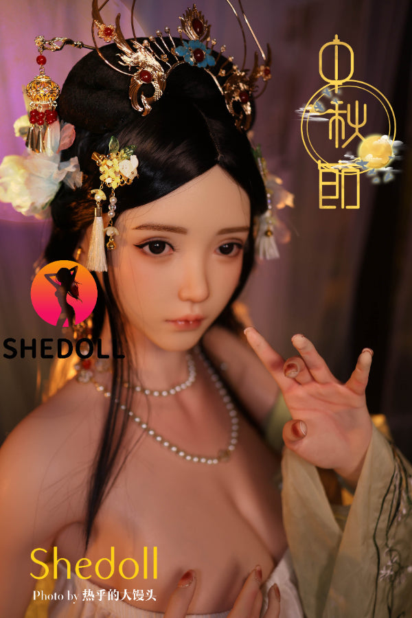 163cm/5ft4 H-cup Silicone Head Chinese Sex Doll - Qingning