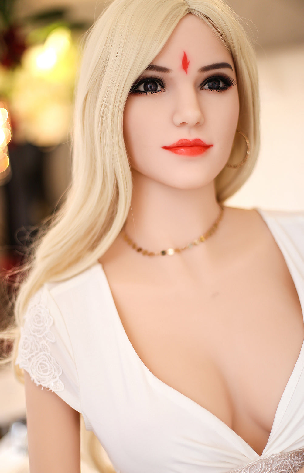 165cm/5ft5 E-cup Blonde TPE Sex Doll  #93-1