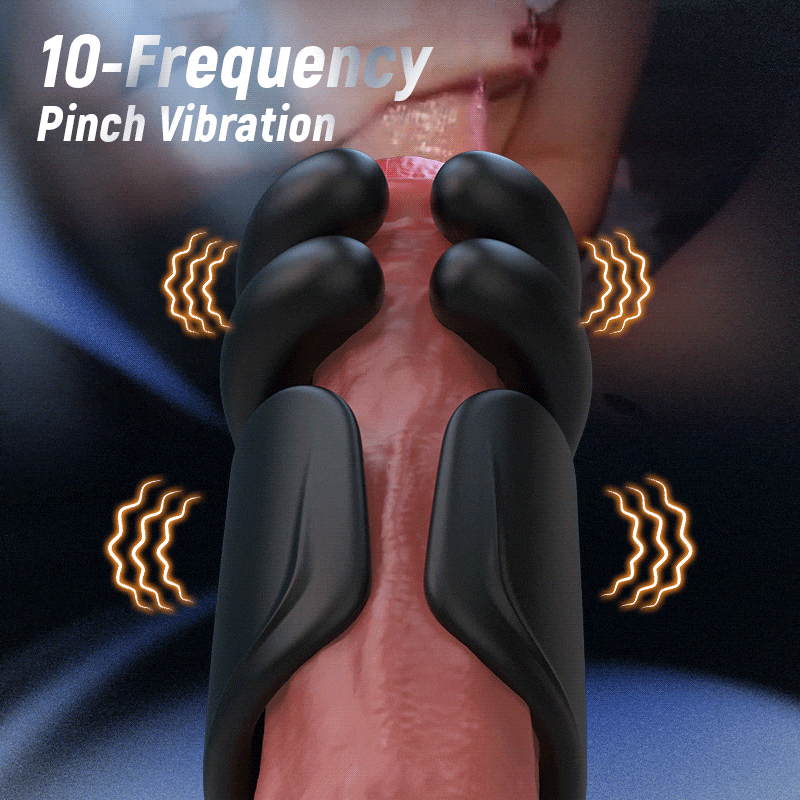 Automatischer 10 Finger Pinchin & Tapping für Massage Therapie Penis Vibrator