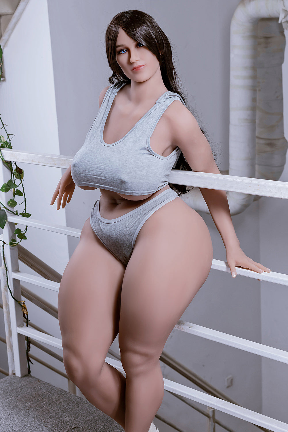 157cm/5ft2 J-cup BBW Big Booty TPE Sex Doll – #114