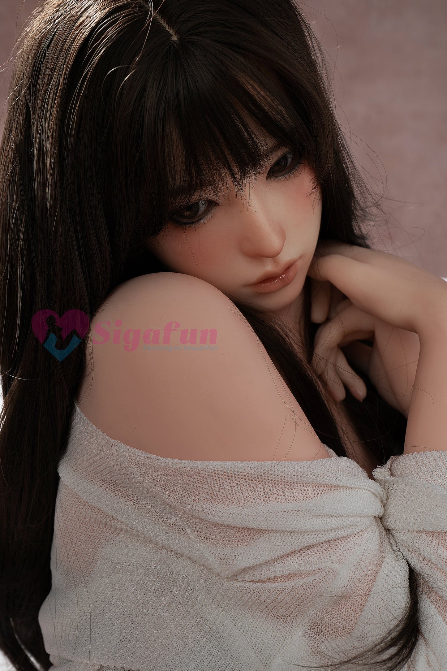 EU In Stock - 159cm/5ft3 E-Cup Silicone Head Sex Doll - SG5 Natural