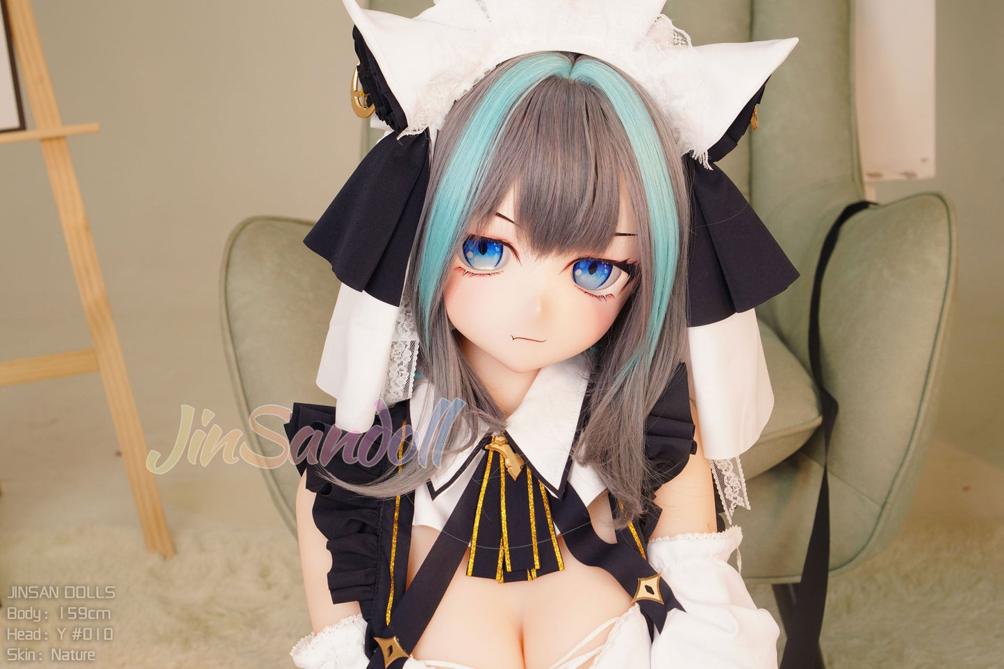 159cm/5ft2 B-cup Anime TPE Sex Doll with #Y010 Head