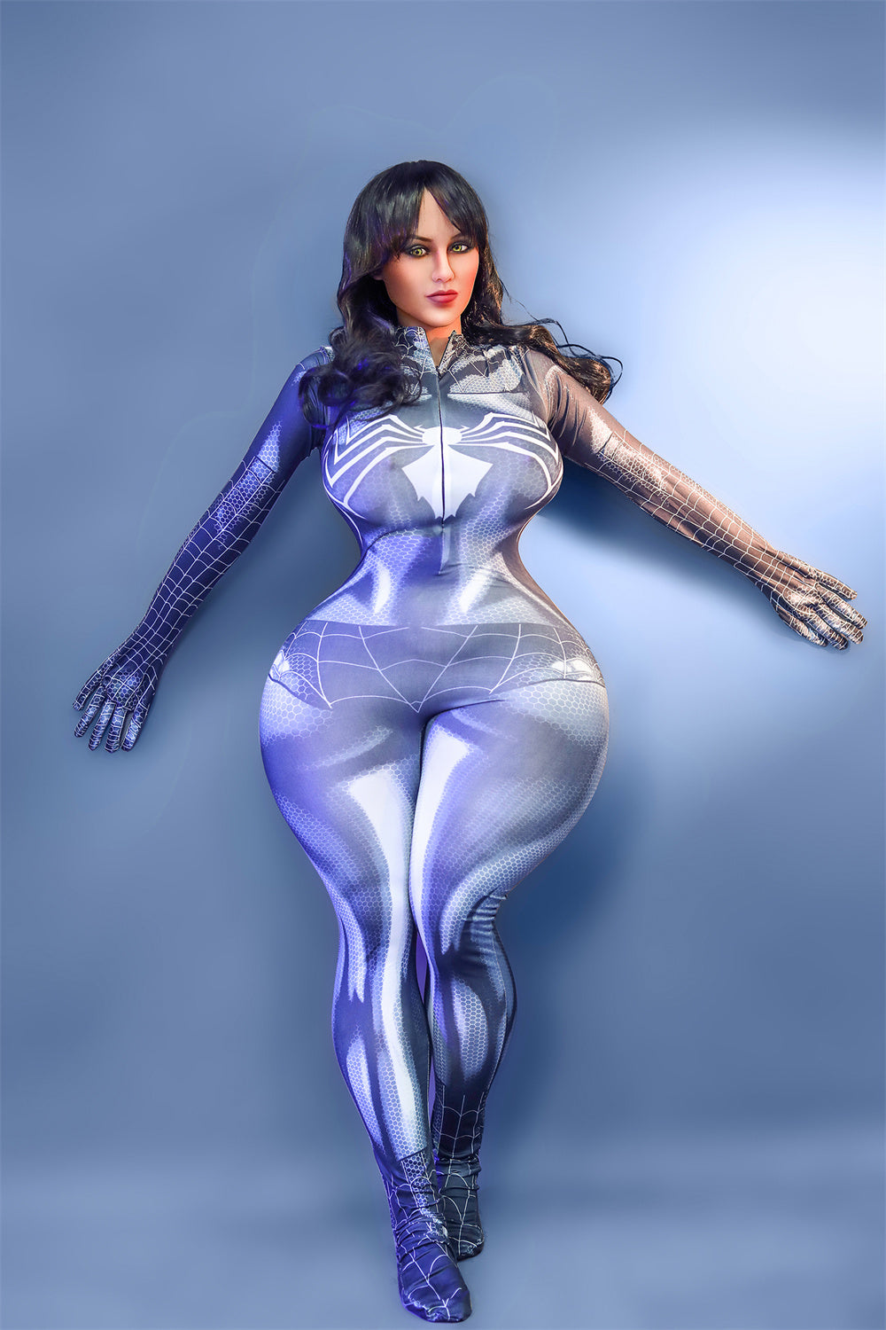 148cm/4ft9 E-cup BBW Big Booty TPE Sex Doll – #114