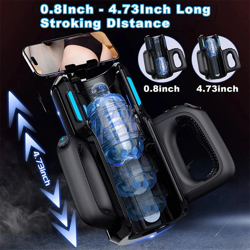 Masturbateur LETEN avec 10 supports de haut débit et support de téléphone 