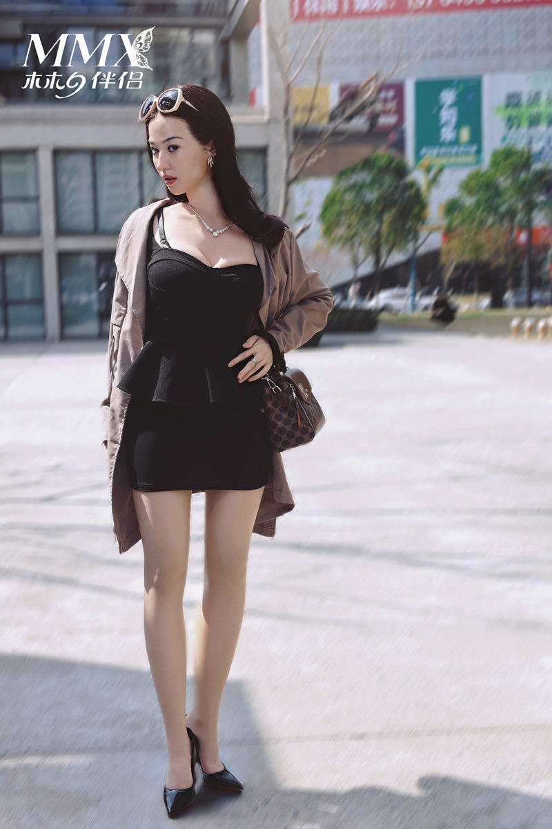 165cm/5ft5 G-Cup Full Silicone Chinese Sex Doll - Mengfei ROS Head