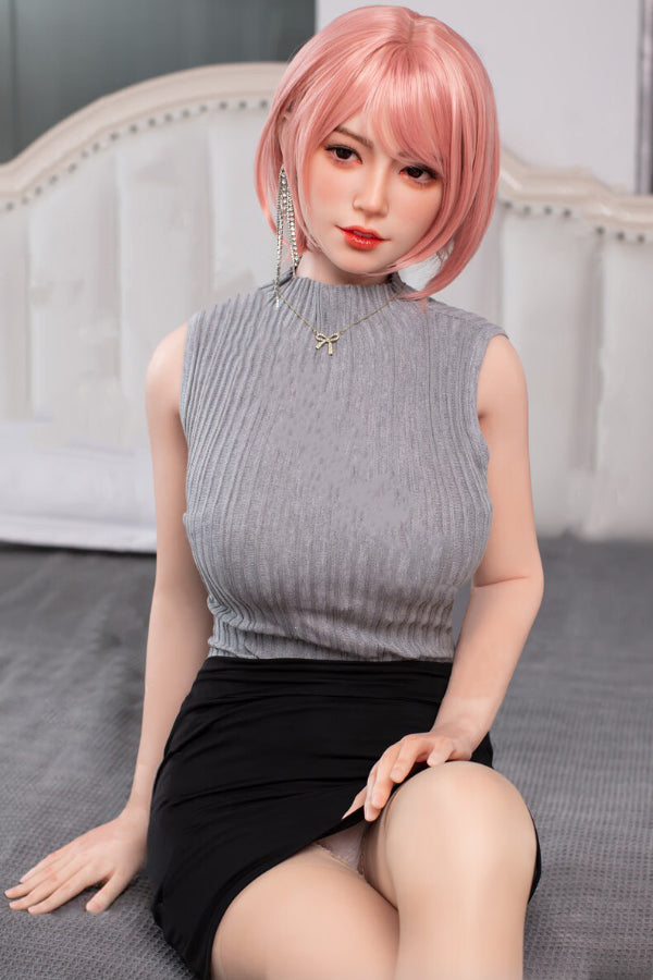 160cm/5ft3 D-cup Silicone Head Sex Doll - A55 Nan