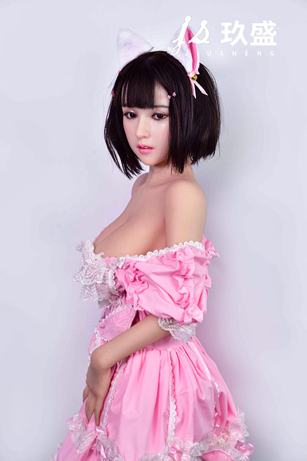 150cm/4ft11 D-cup Asian Silicone Head Sex Doll - #6 Lily
