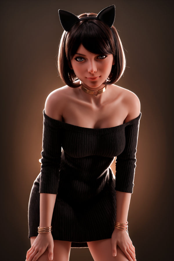 151cm/4ft11 F-Cup BBW Big Booty Hybrid Sex Doll #AB17