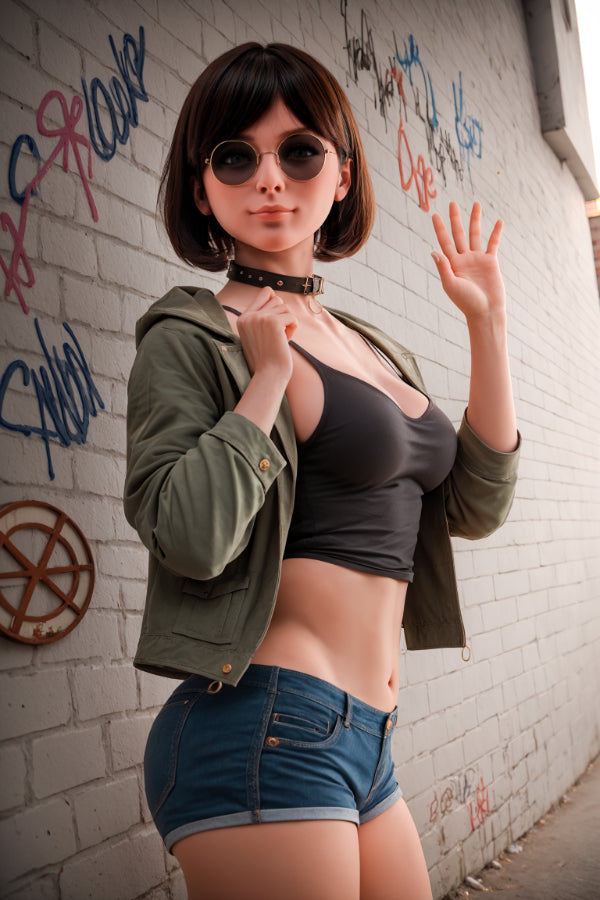 151cm/4ft11 F-Cup BBW Big Booty Hybrid Sex Doll #AB17