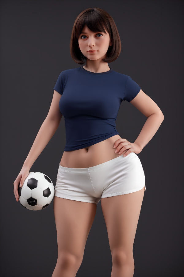 151cm Petite Big Booty Chubby Silicone Head Sex Doll - Jade
