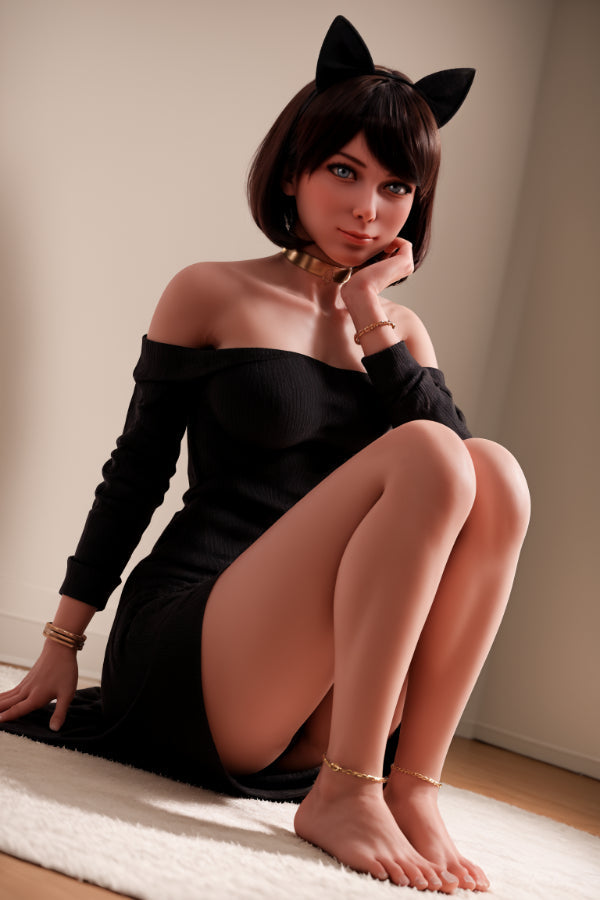 151cm/4ft11 F-Cup BBW Big Booty Hybrid Sex Doll #AB17