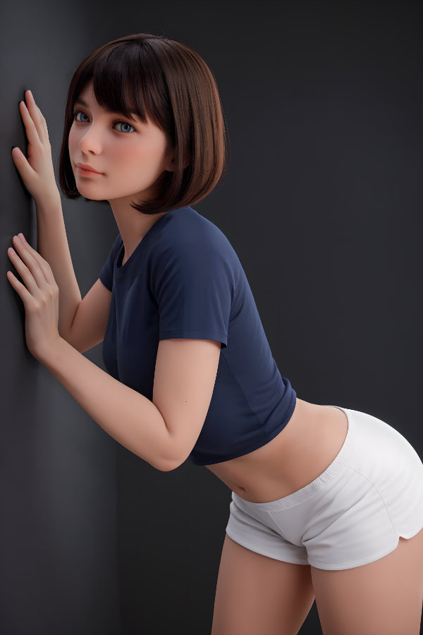 151cm Petite Big Booty Chubby Silicone Head Sex Doll - Jade