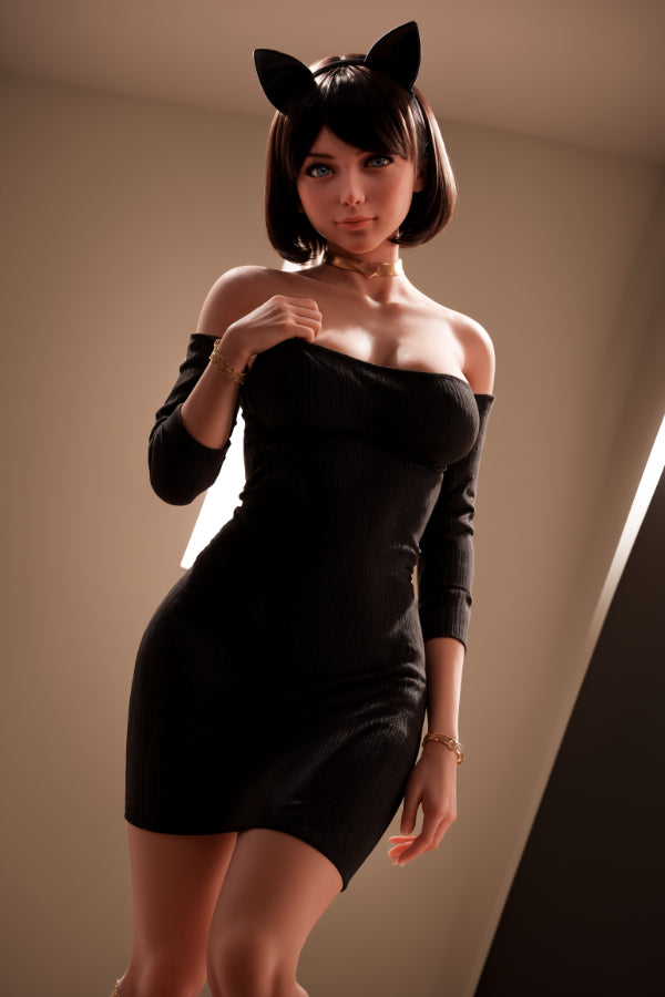 151cm/4ft11 F-Cup BBW Big Booty Hybrid Sex Doll #AB17