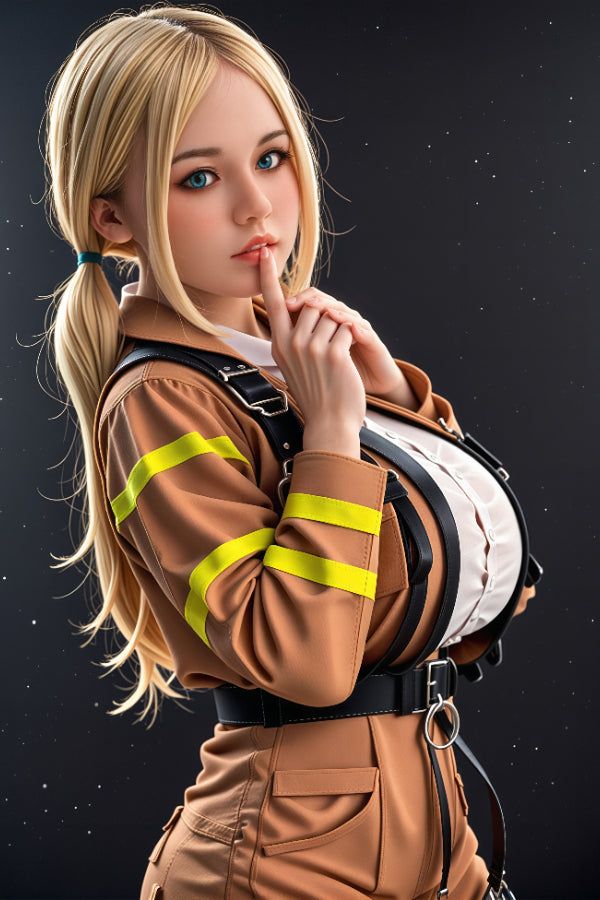 153cm/5ft N-Cup Blonde Hybrid Sex Doll #AB8