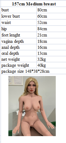 US In Stock - 157cm/5ft2 Medium Boobs Blonde Sex Doll - Hebe