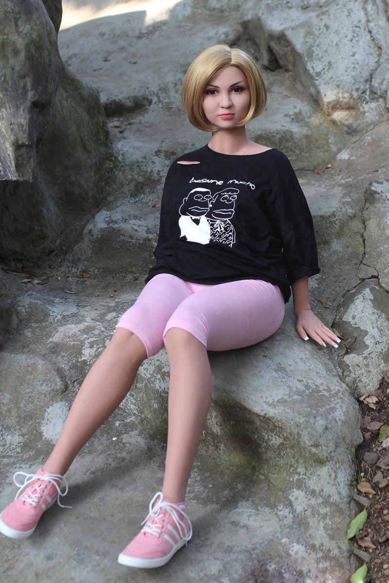 158cm/5ft2 B-cup Short hair Pregnant TPE Sex Doll –69#3