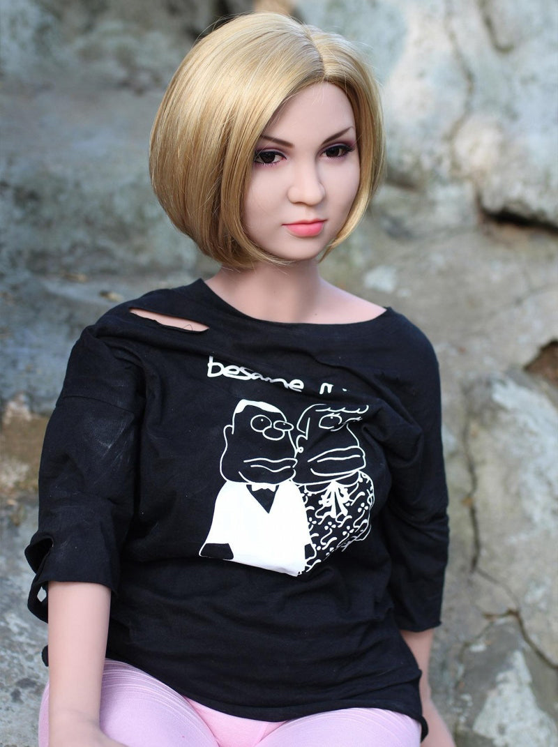 158cm/5ft2 B-cup Short hair Pregnant TPE Sex Doll –69#3