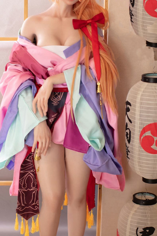 150cm/4ft11 D-cup Japanese Silicone Head Sex Doll -  Yui