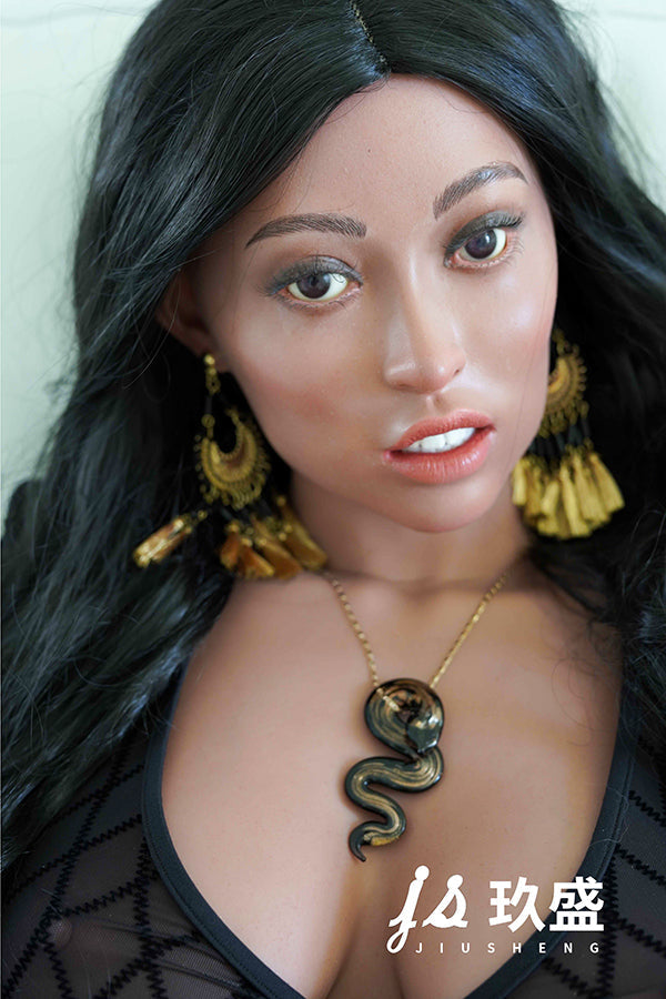 162cm/5ft4 E-cup Big Breast Silicone Head Sex Doll - #28 Gabriela