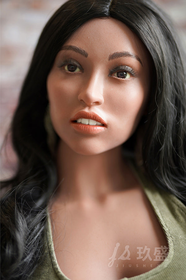 162cm/5ft4 E-cup Big Breast Silicone Head Sex Doll - #28 Gabriela