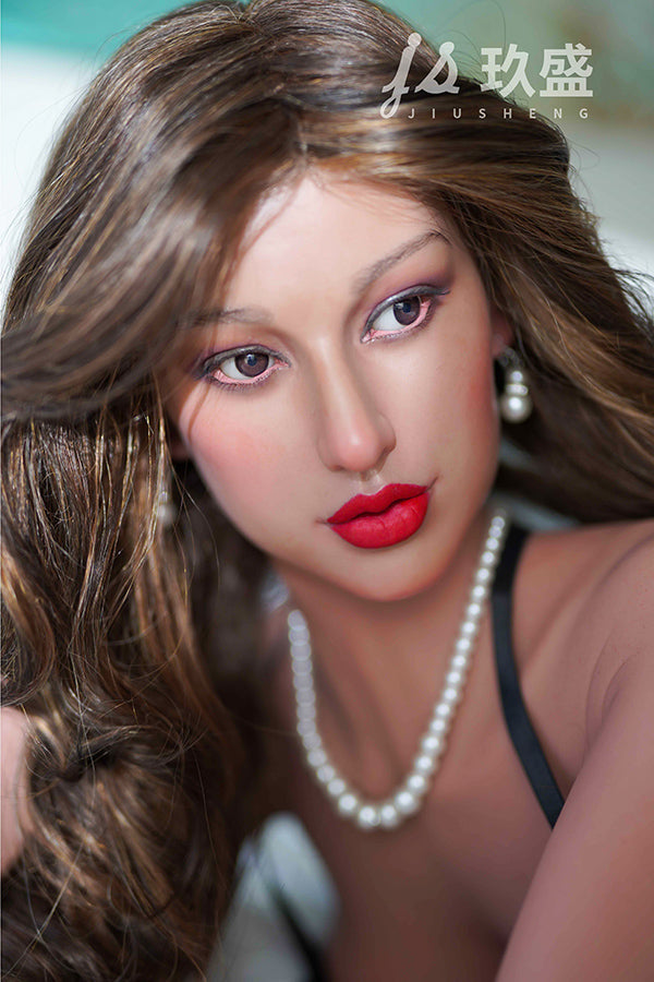 162cm/5ft4 E-cup Big Breast Silicone Head Sex Doll - #28 Gina