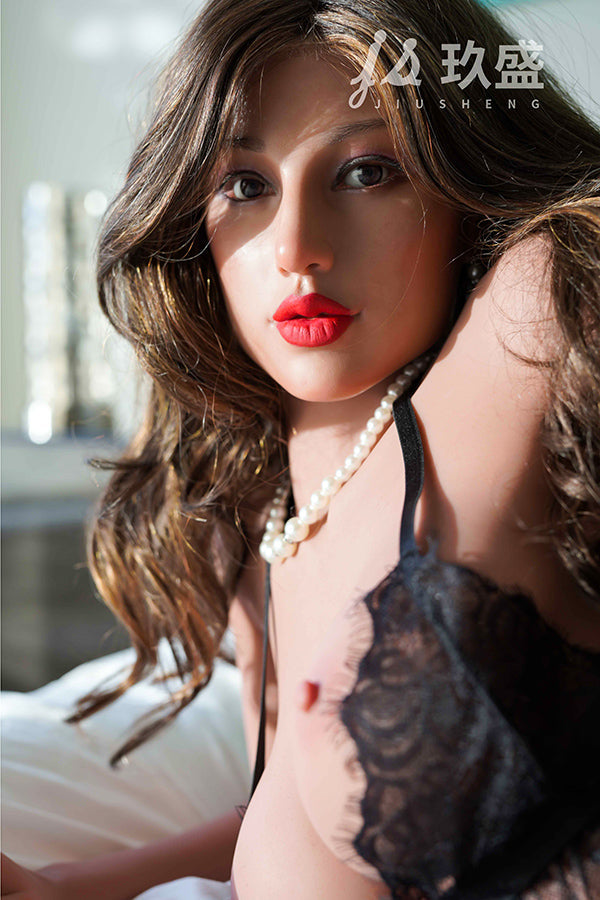 162cm/5ft4 E-cup Big Breast Silicone Head Sex Doll - #28 Gina