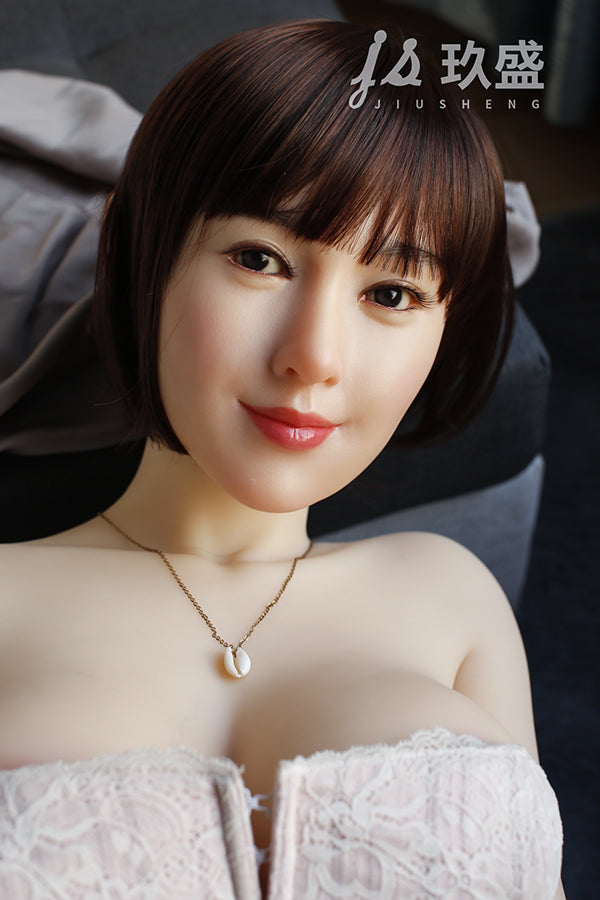 163cm/5ft4 F-cup Big Boobs Silicone Head Sex Doll - #26 Pamela