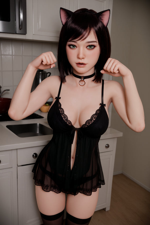 166cm/5ft5 H-cup Huge Breast Hybrid Sex Doll #AB22