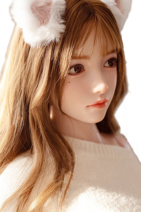 160cm/5ft3 D-cup Japanese Silicone Head Sex Doll - A39 Sora