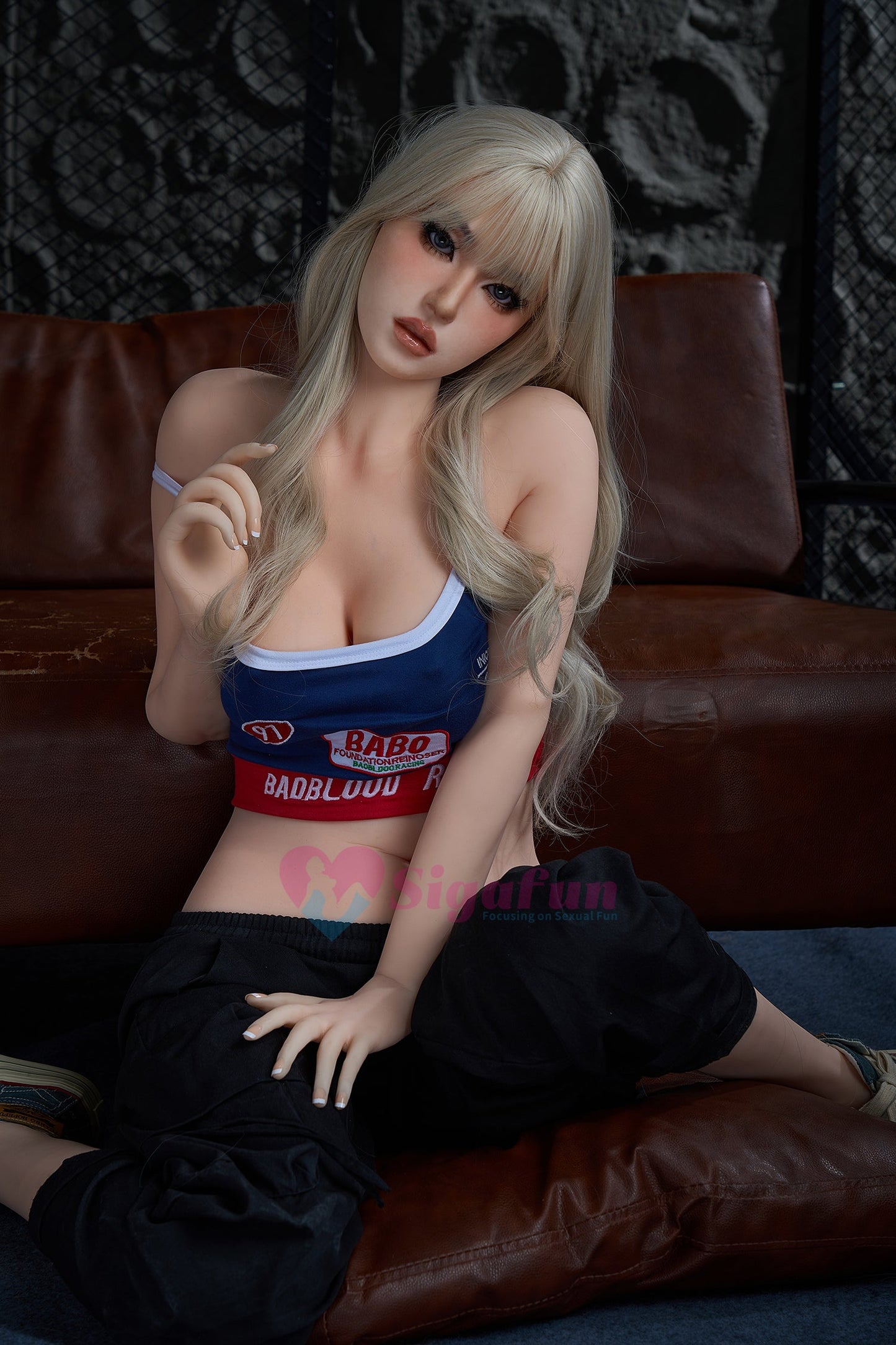 EU In Stock - 163cm/5ft4 C-Cup Silicone Head Sex Doll SG5 with White Hair