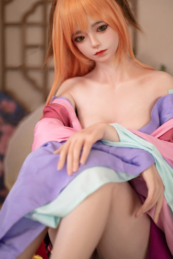 150cm/4ft11 D-cup Japanese Silicone Head Sex Doll -  Yui