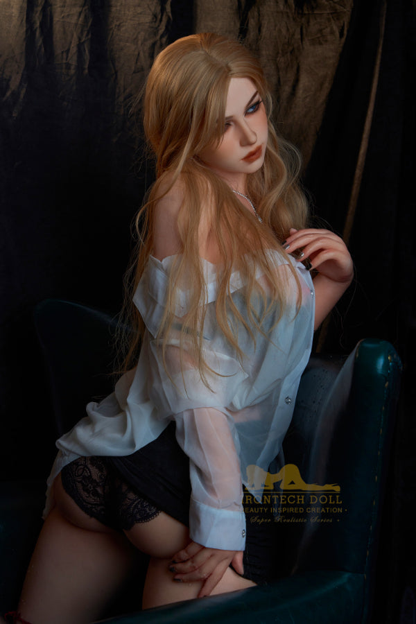 US In Stock - 164cm/5ft5 F-cup Silicone Sex Doll - S38 Natural