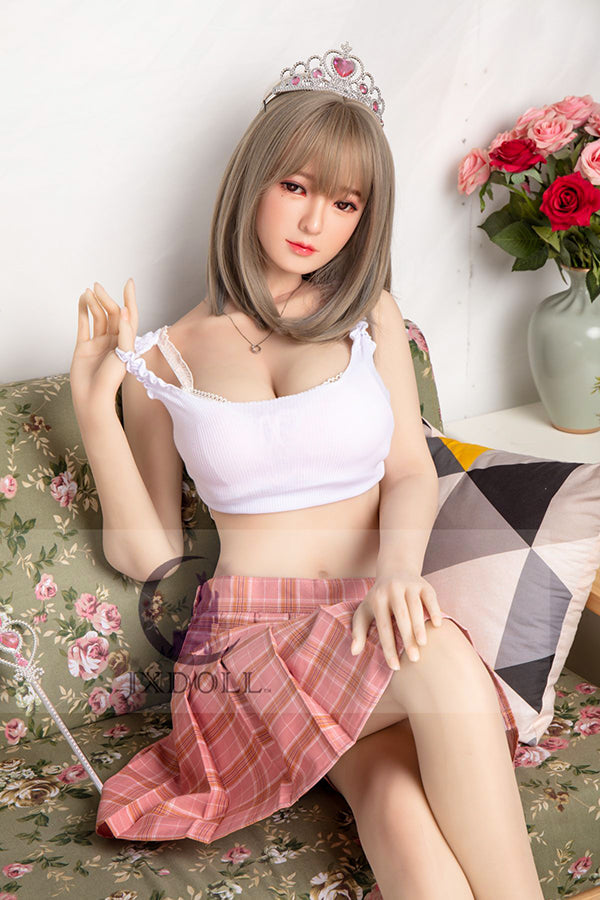 160cm/5ft3 D-cup Japanese Silicone Head Sex Doll -  Sara