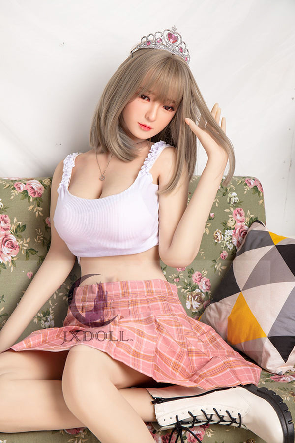 160cm/5ft3 D-cup Japanese Silicone Head Sex Doll -  Sara