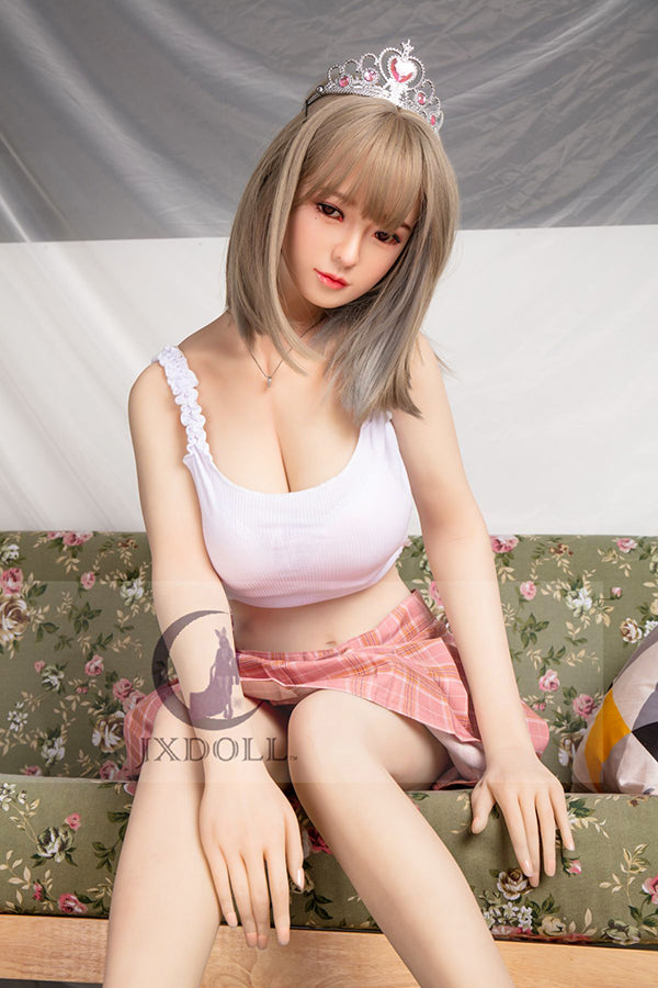 160cm/5ft3 D-cup Japanese Silicone Head Sex Doll -  Sara