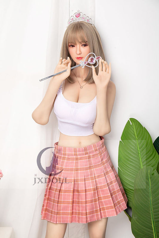 160cm/5ft3 D-cup Japanese Silicone Head Sex Doll -  Sara
