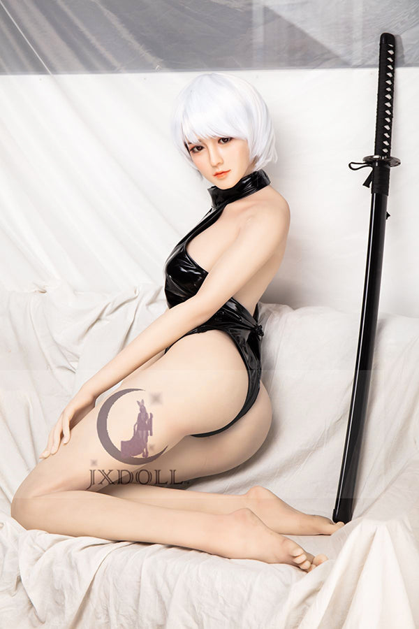 160cm/5ft3 D-cup Japanese Silicone Head Sex Doll -  Yua