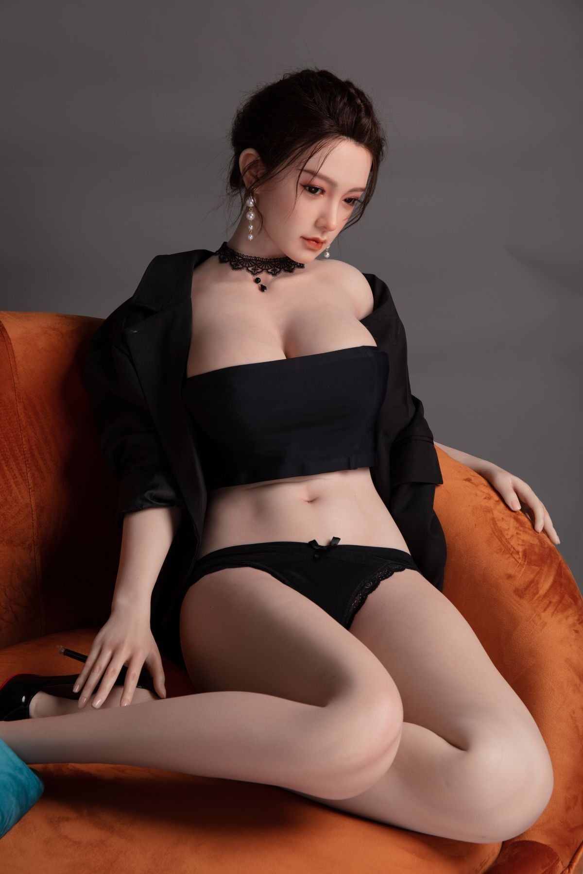 US In Stock - 170cm/5ft7 Japanese D-cup Silicone Head Sex Doll - Asa