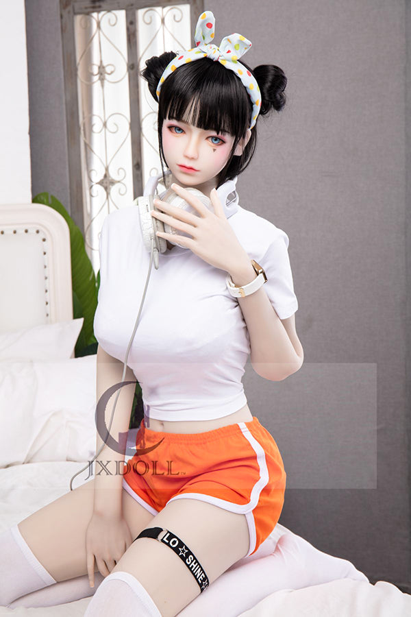 160cm/5ft3 D-cup Japanese Silicone Head Sex Doll - Yui