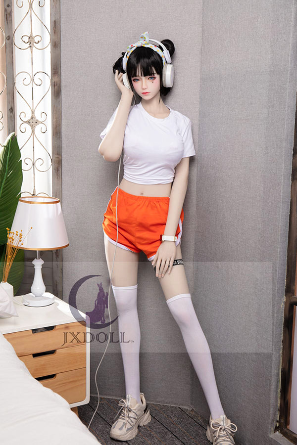 160cm/5ft3 D-cup Japanese Silicone Head Sex Doll - Yui