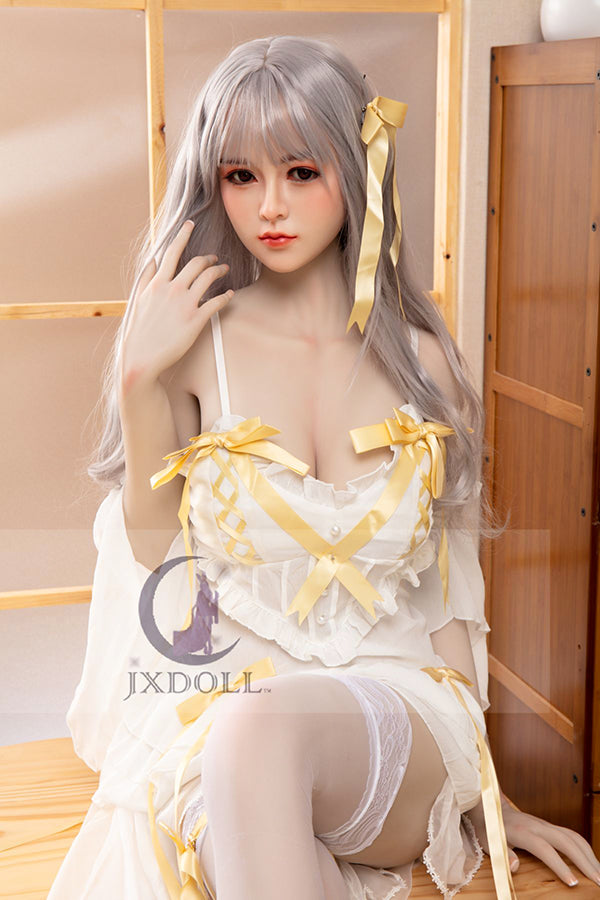 160cm/5ft3 D-cup Silicone Head Sex Doll -  Emi