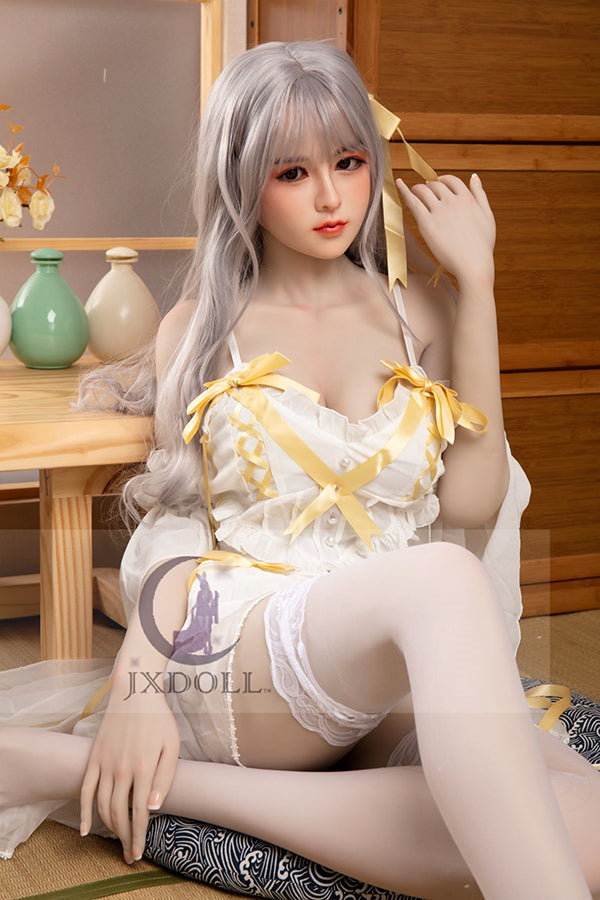 160cm/5ft3 D-cup Silicone Head Sex Doll -  Emi