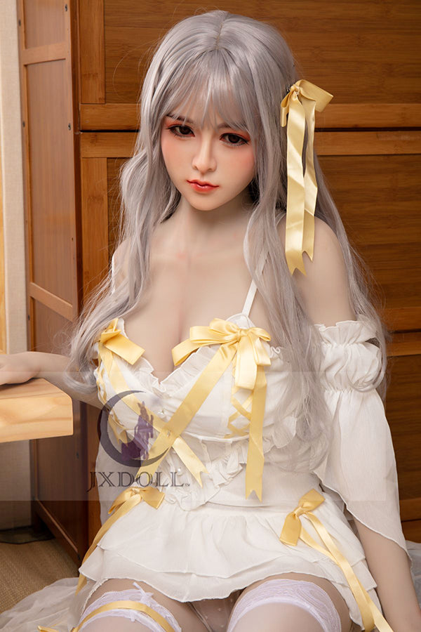 160cm/5ft3 D-cup Silicone Head Sex Doll -  Emi