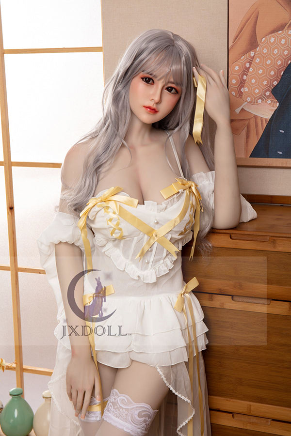 160cm/5ft3 D-cup Silicone Head Sex Doll -  Emi