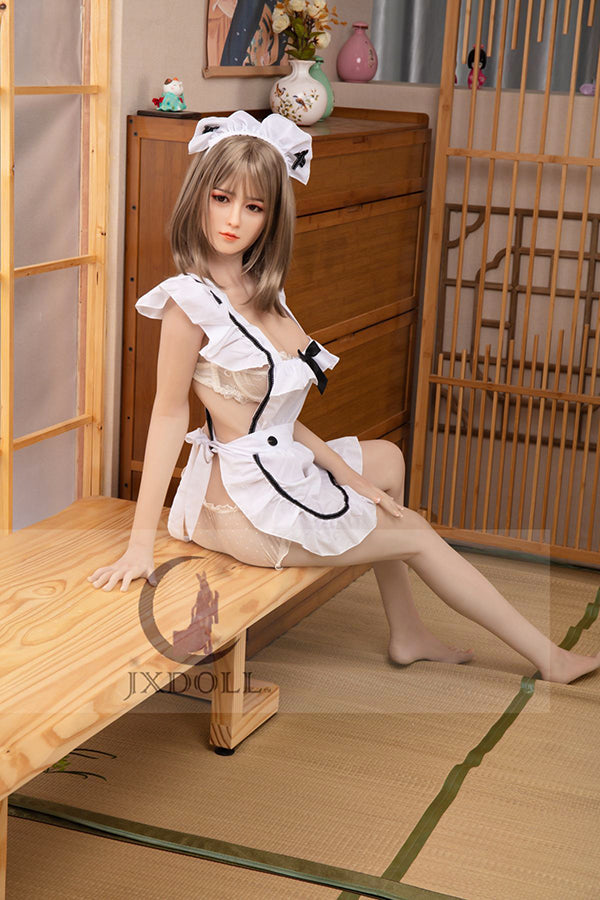 160cm/5ft3 D-cup Japanese Silicone Head Sex Doll - Yua